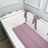 Ekru - Rose Bumper | Beşik Yan Koruma